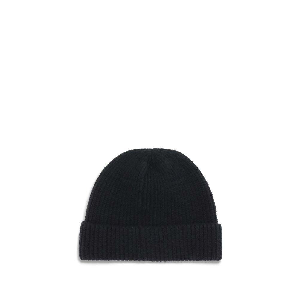 Prada Black Wool Oves Aries Beanie