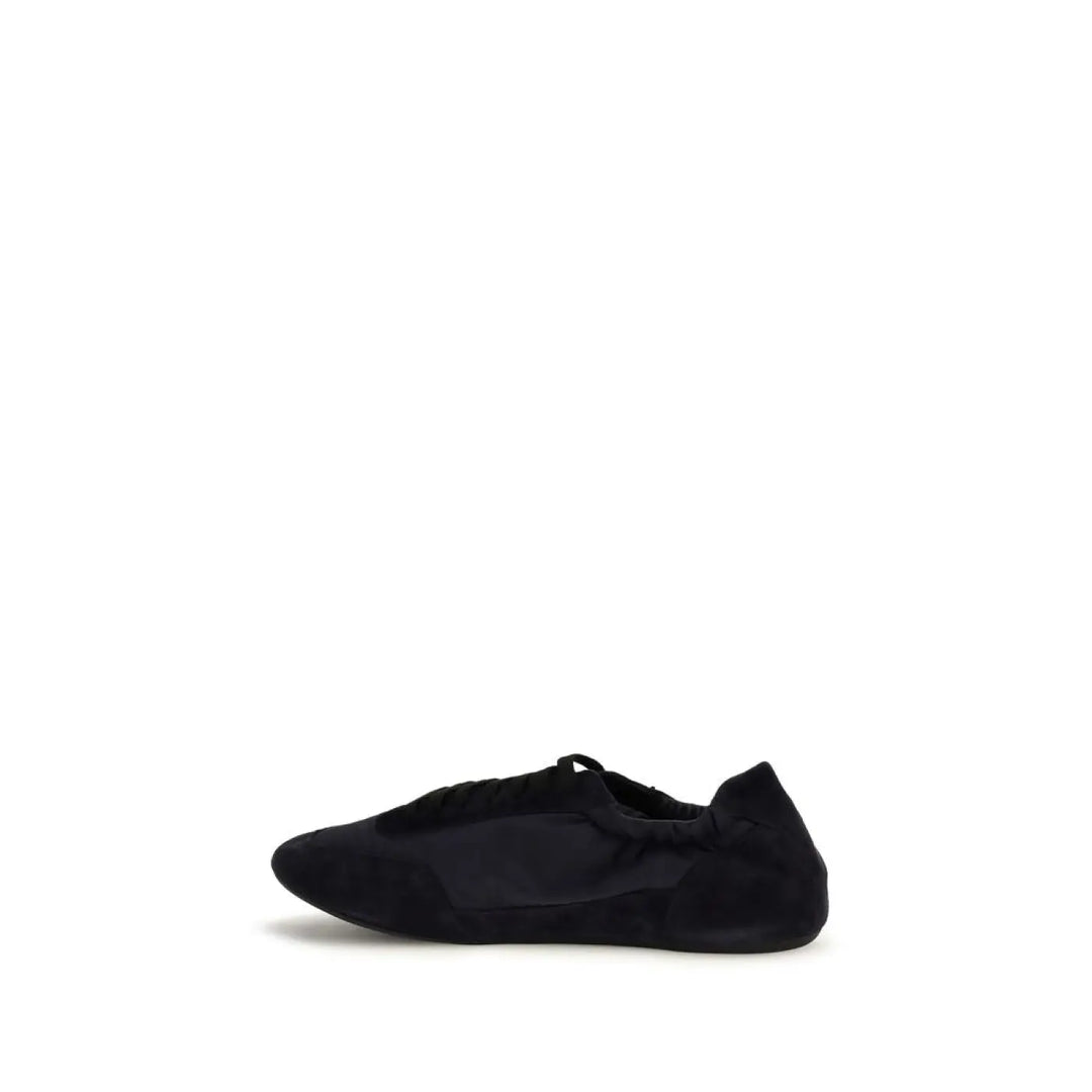 Prada Blue Calf Leather Bos Taurus Athletic Sneakers