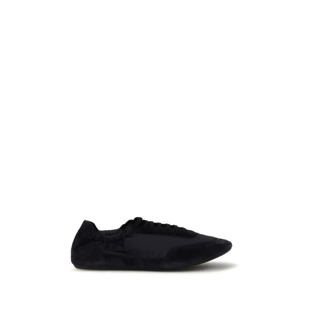 Prada Blue Calf Leather Bos Taurus Athletic Sneakers