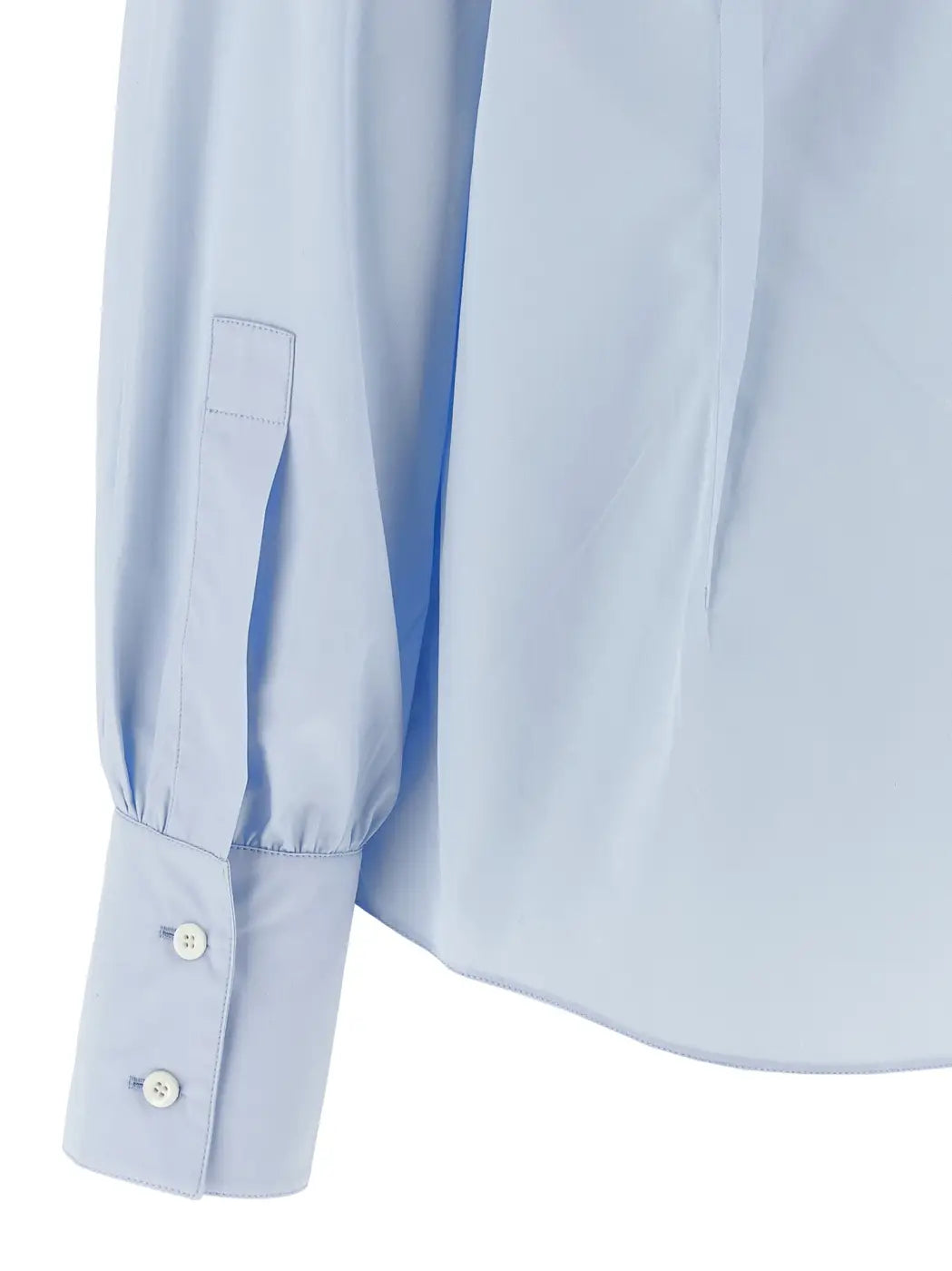 Prada Blue Cotton Blouse
