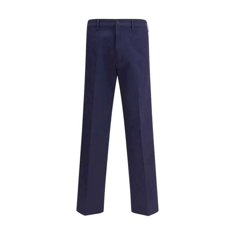 Prada Blue Cotton Chino Pants