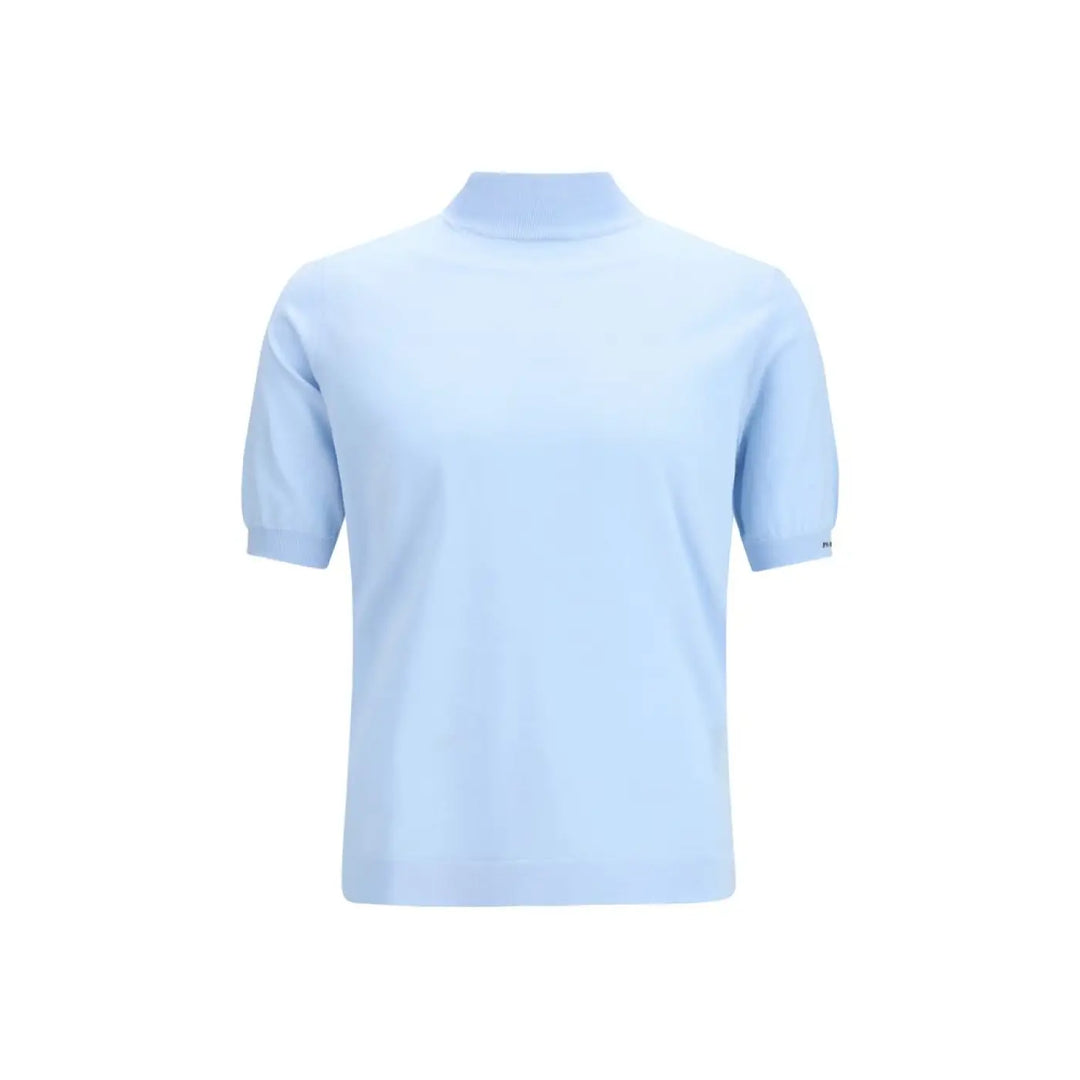Prada Blue Cotton Sweatshirt
