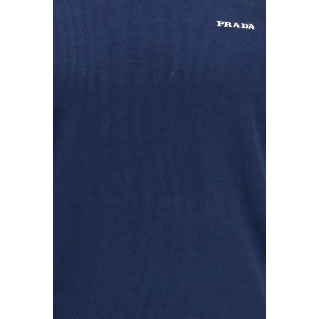 Prada Blue Cotton T-Shirt