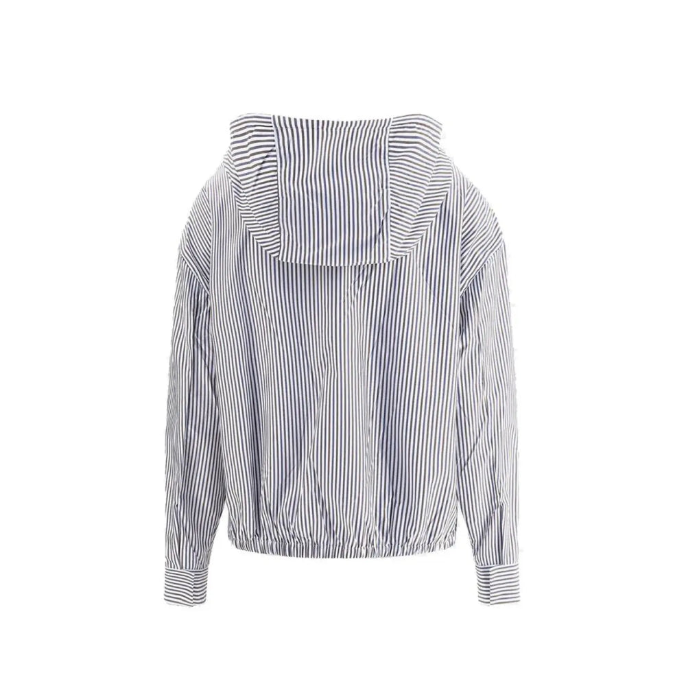 Prada Blue Polyamide Bomber