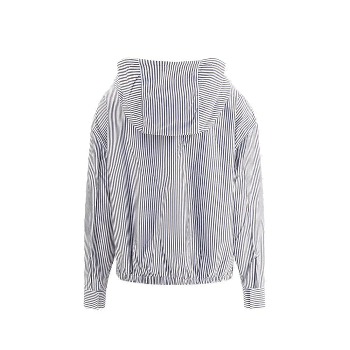 Prada Blue Polyamide Bomber