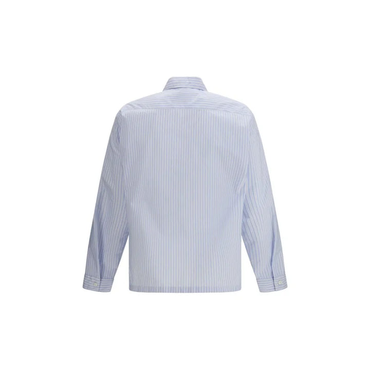 Prada Blue Polyamide Pattern Shirt