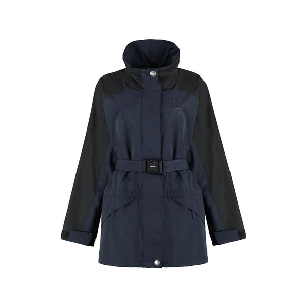 Prada Rain Coats - Blue Polyamide Shell Jacket