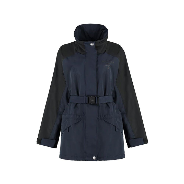 Prada Rain Coats - Blue Polyamide Shell Jacket