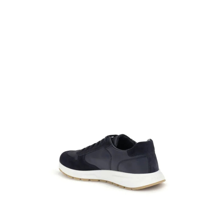 Prada Blue Recycled Polyamide Athletic Sneakers