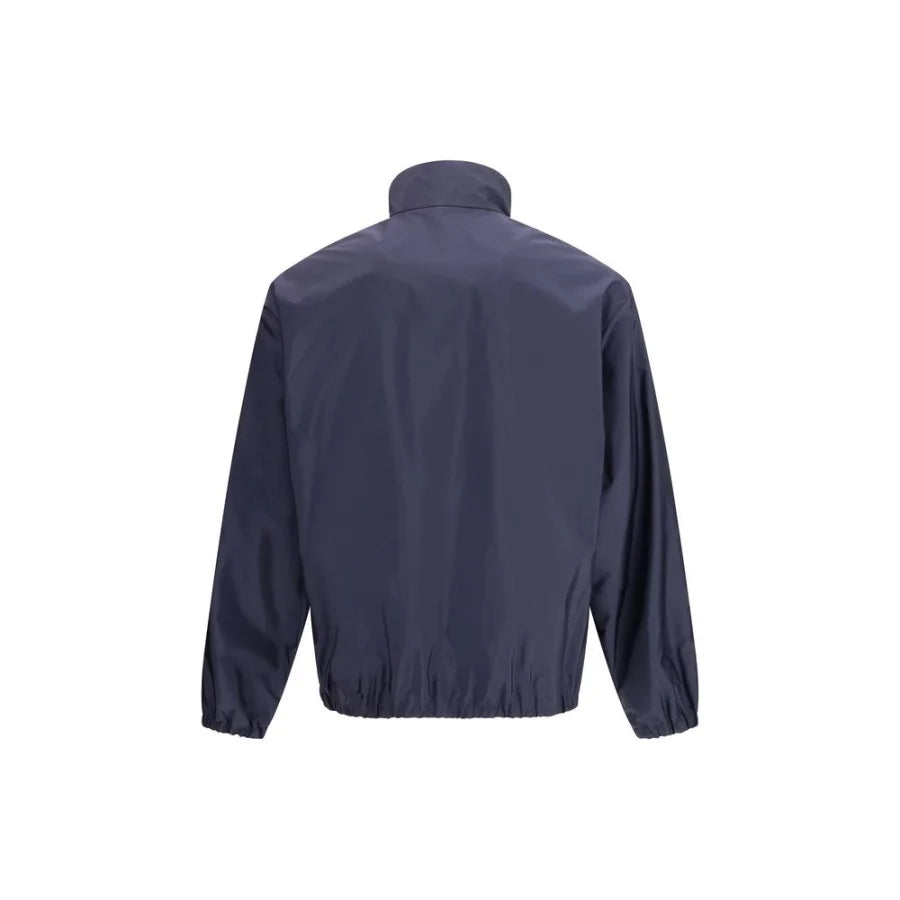 Prada Blue Recycled Polyamide Shell Jacket