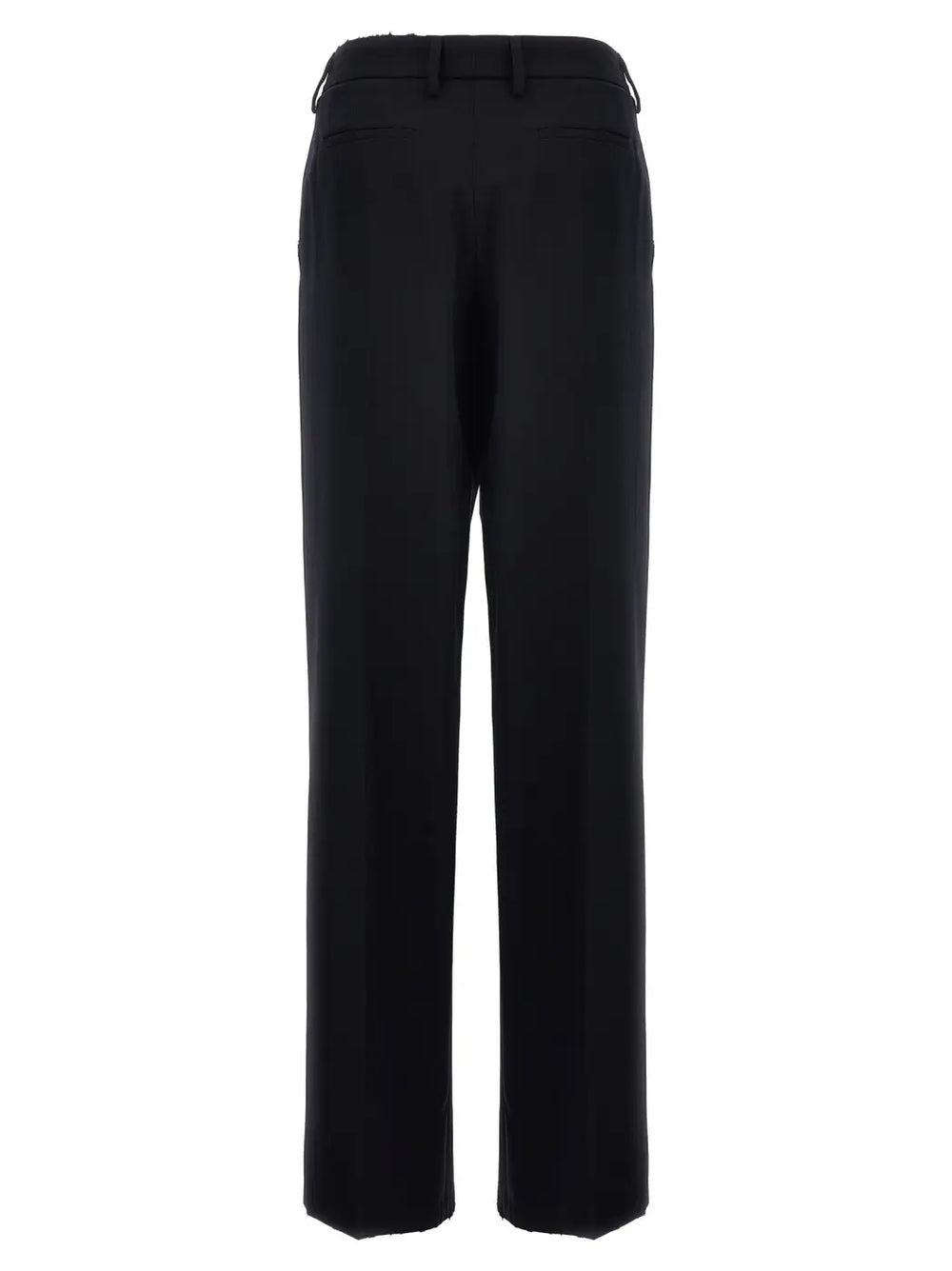 Prada Blue Wool Casual Pants