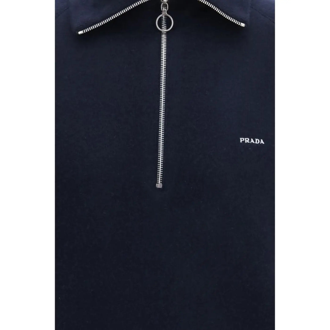 Prada Blue Wool Oves Aries Sweatshirt