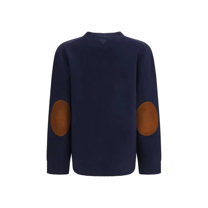 Prada Blue Wool Oves Aries Sweatshirt