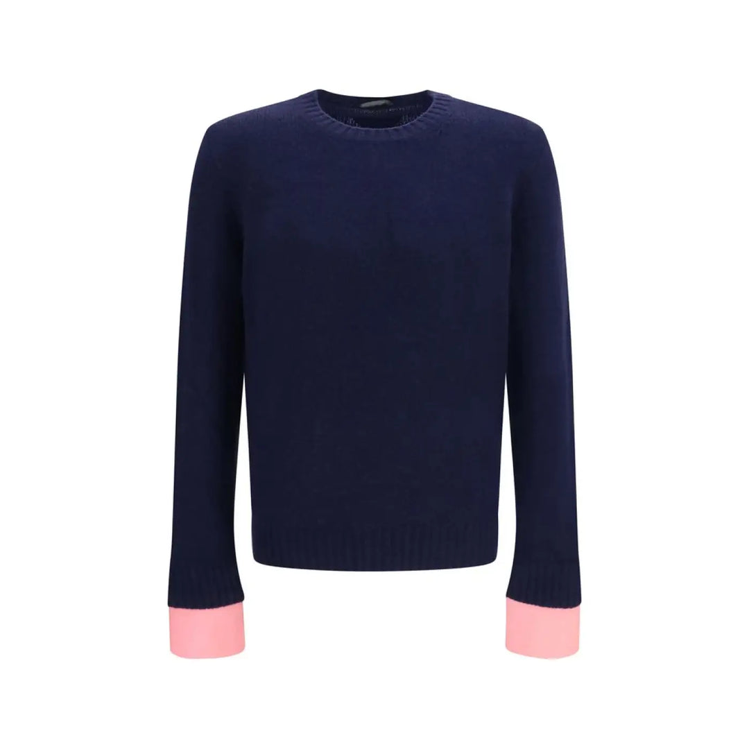 Prada Blue Wool Oves Aries Sweatshirt