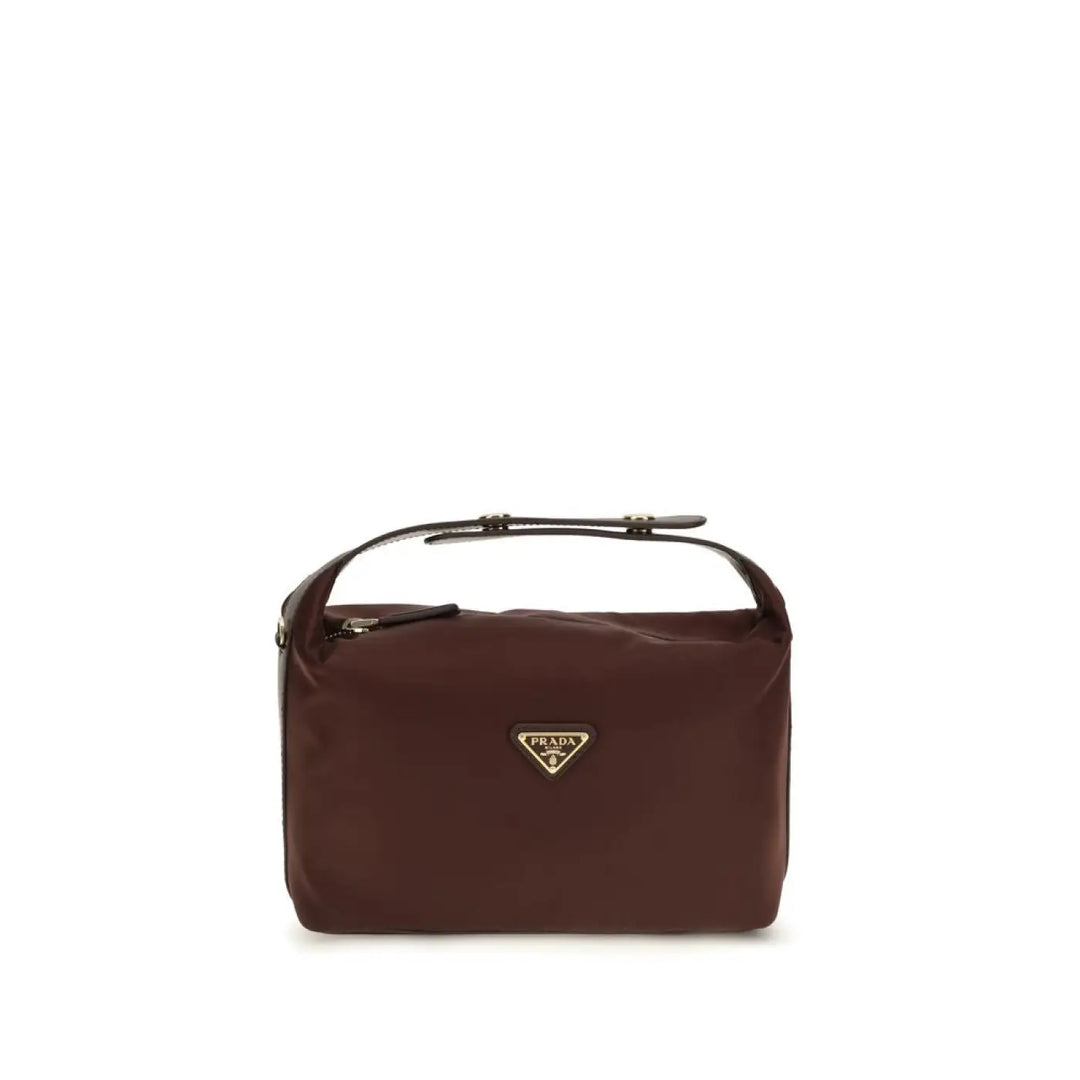 Prada Bordeaux Recycled Polyamide Handbag