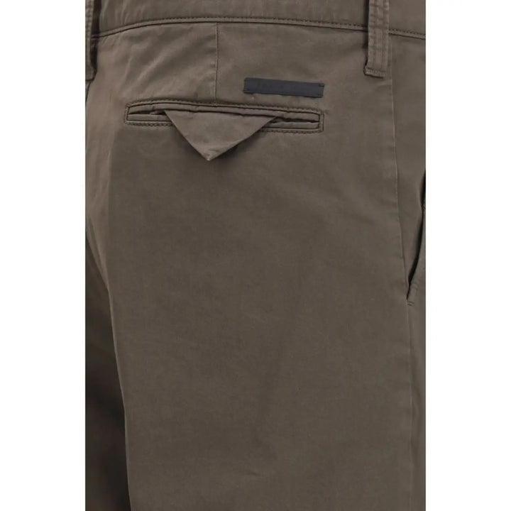 Prada Brown Cotton Cargo Pants