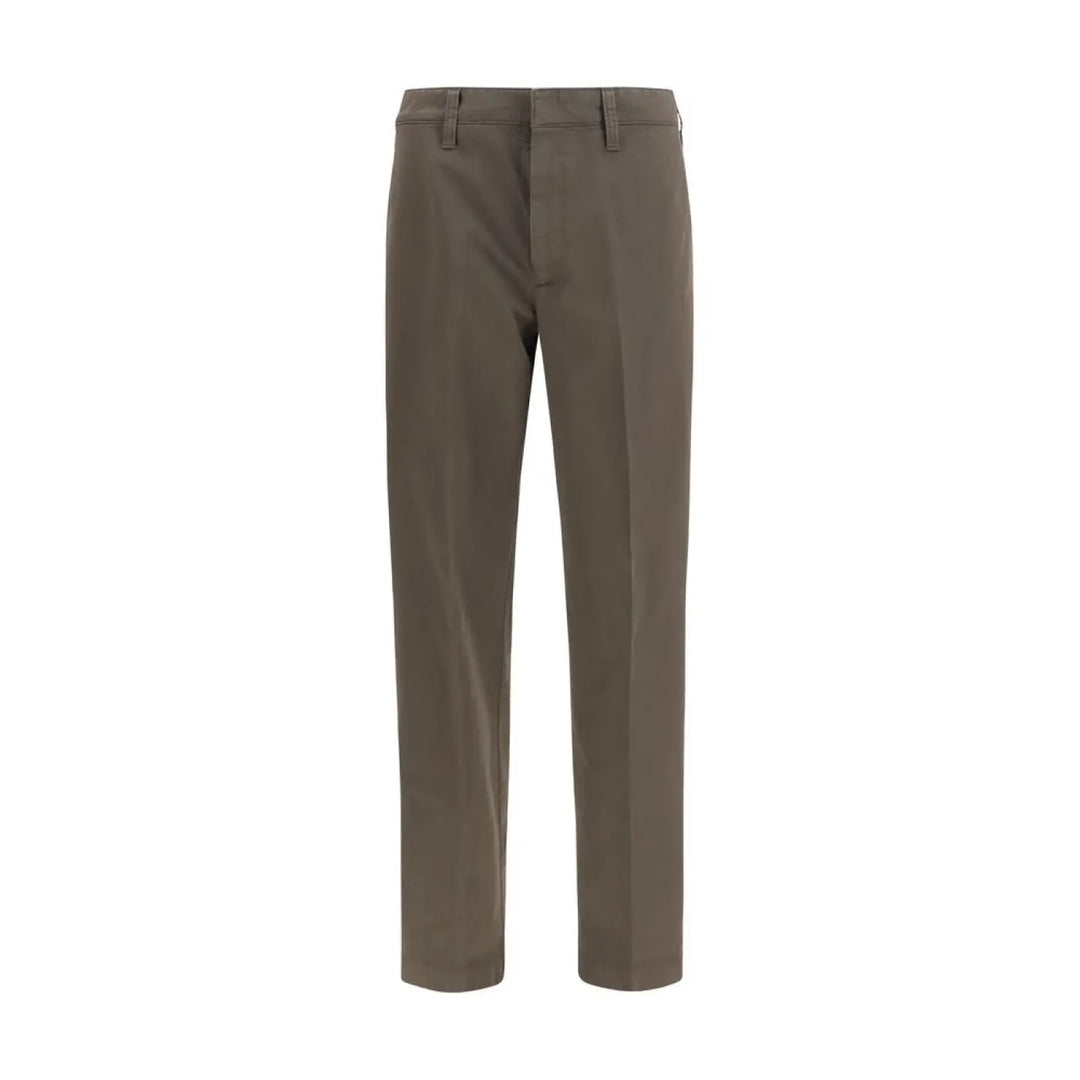 Prada Brown Cotton Cargo Pants