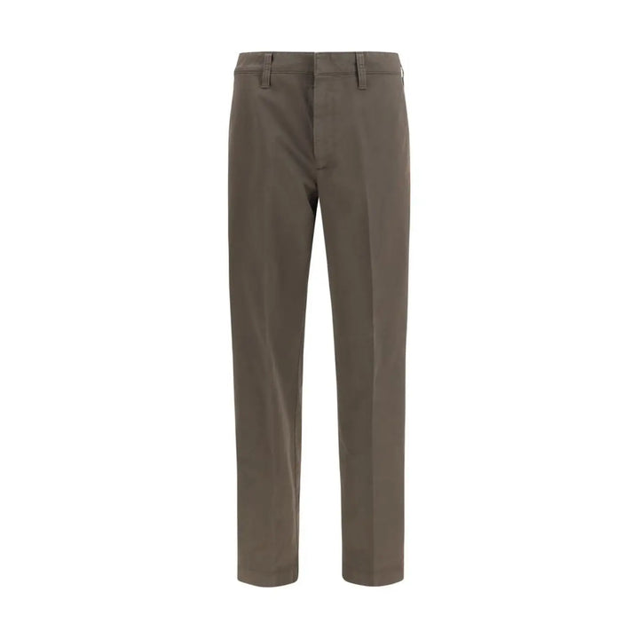 Prada Brown Cotton Cargo Pants