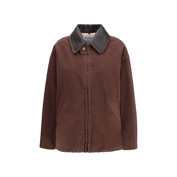 Prada Coats & Jackets - Brown Cotton Coat
