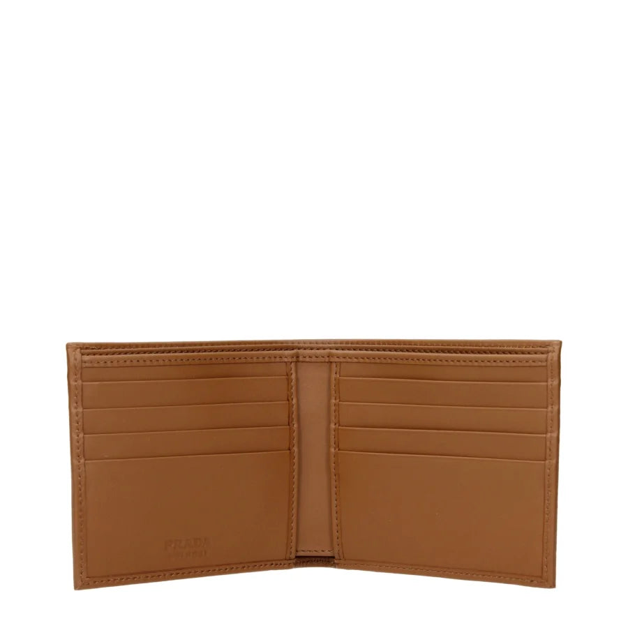 Prada Brown Fabric Wallet