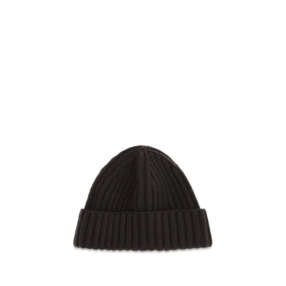 Prada Brown Wool Oves Aries Beanie