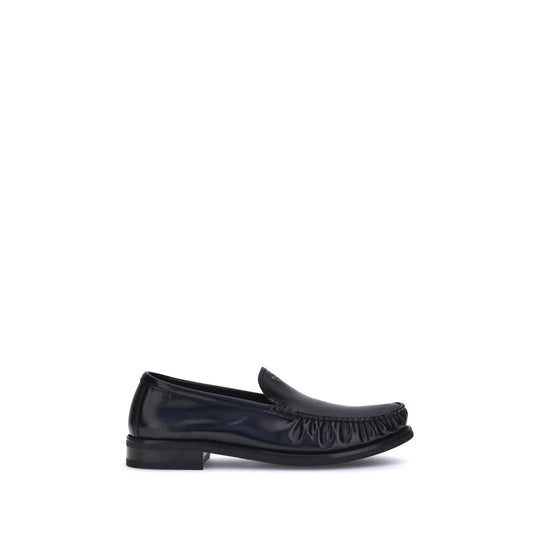 Prada Brushed Leather Loafers with Sleek Lightweight Silhouette