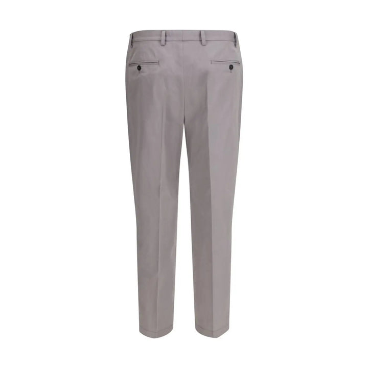 Prada Gray Cotton Dress Pants