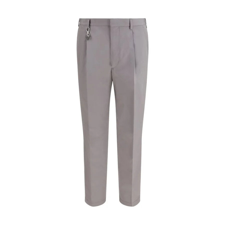 Prada Gray Cotton Dress Pants