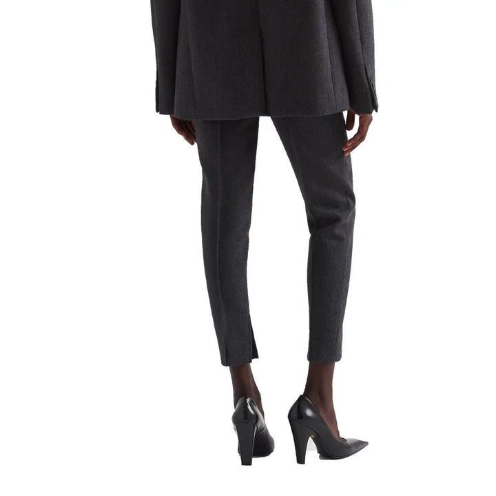 Prada Gray Elastane Pants