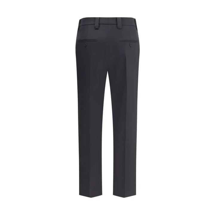 Prada Gray Fleece Wool Dress Pants