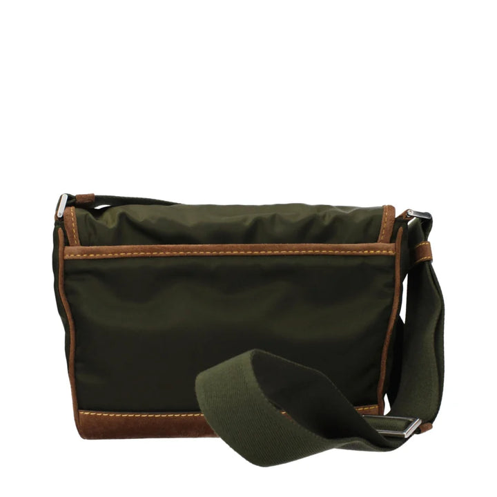 Prada Green Fabric Crossbody Bag