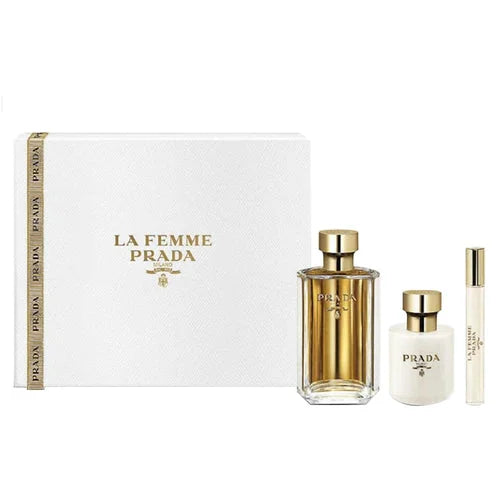 Prada La Femme Perfume Gift Set for Women Eau De Parfum and Body Lotion Women’s Sets