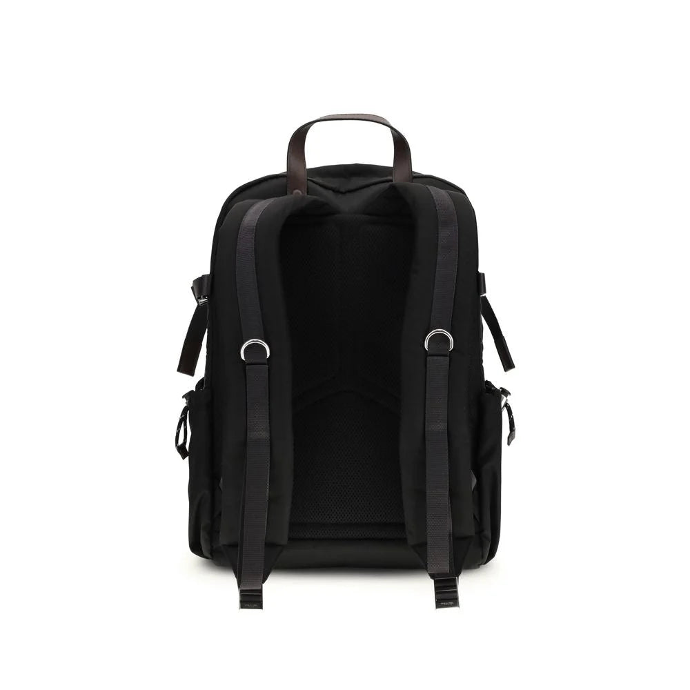 Prada Leather Speedrock Backpack with Recycled Polyamide Urban Design