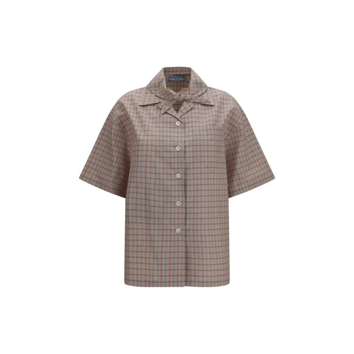 Prada Multicolor Cotton Shortsleeve Shirt