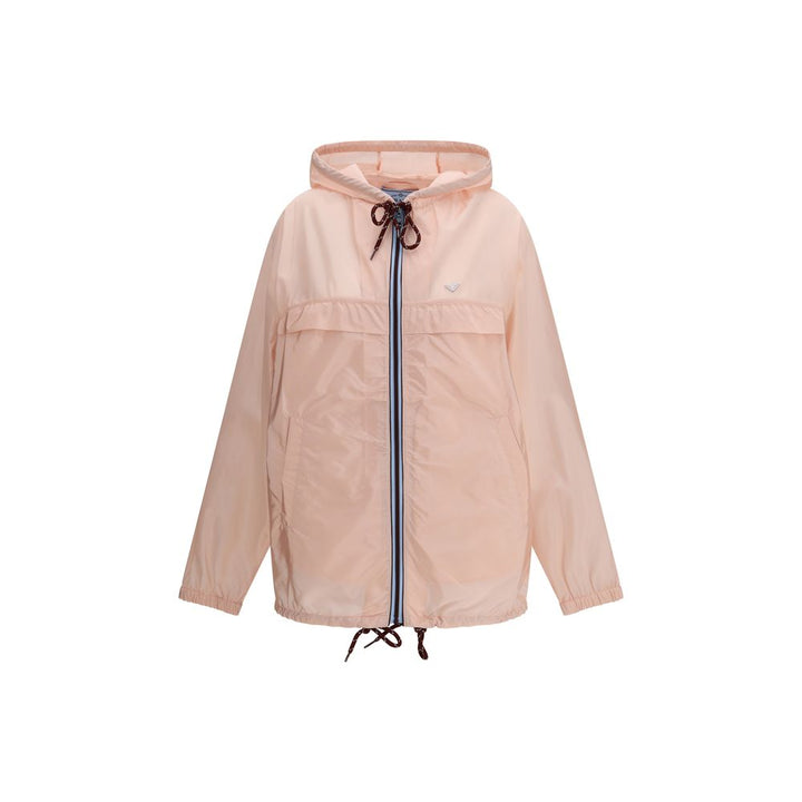 Prada Rain Coats - Multicolor Recycled Polyamide Shell Jacket