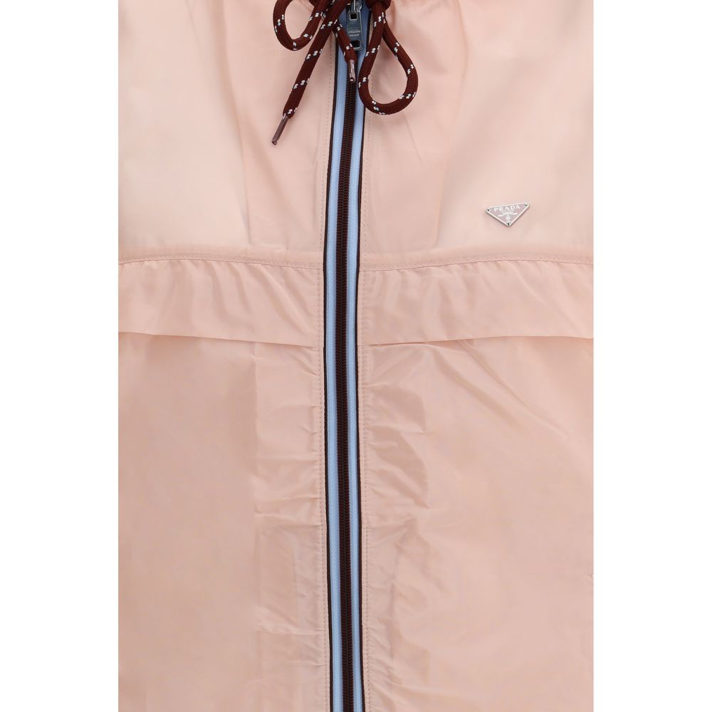 Prada Rain Coats - Multicolor Recycled Polyamide Shell Jacket
