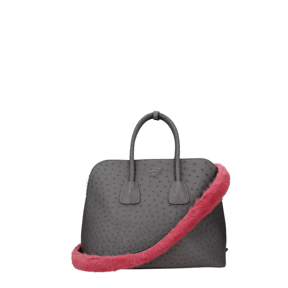 Prada - Pink Fur Shoulder Bag