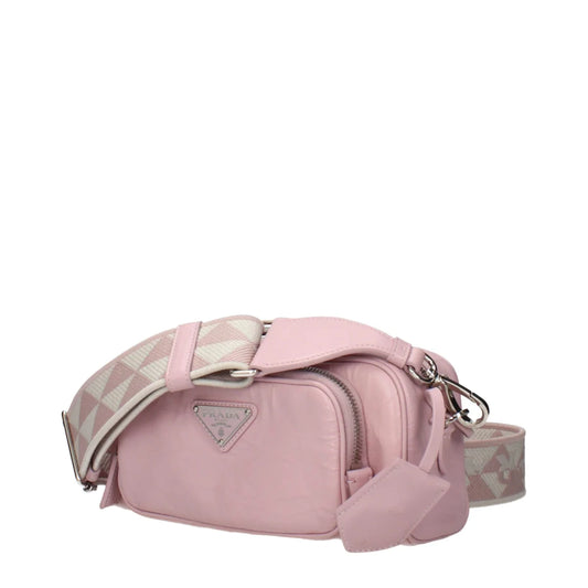 Prada Pink Leather Crossbody Bag