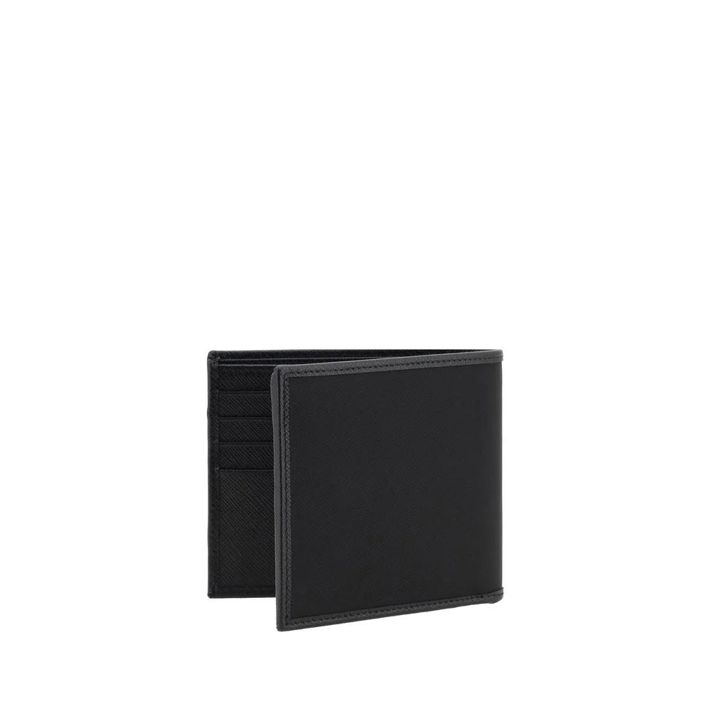 Prada Re-Nylon Wallet with Iconic Enameled Triangular Plaque