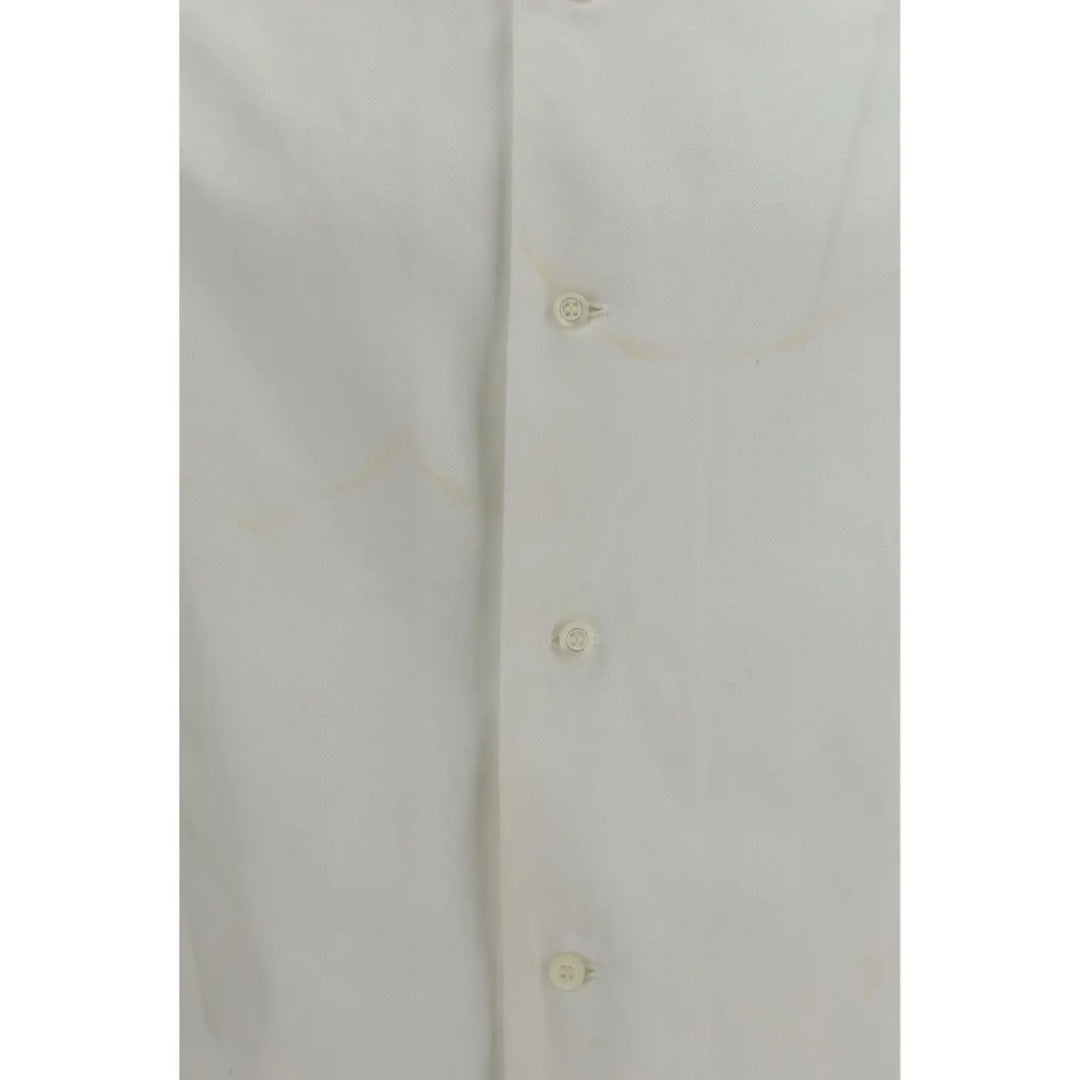 Prada White Cotton Dress Shirt