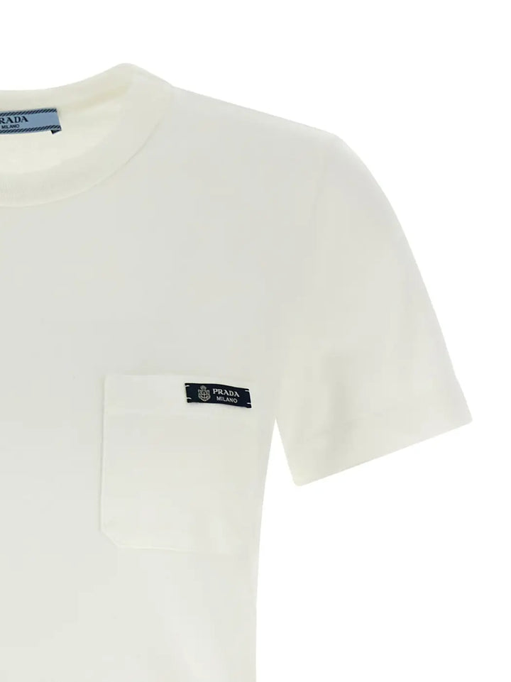 Prada White Cotton T-shirt