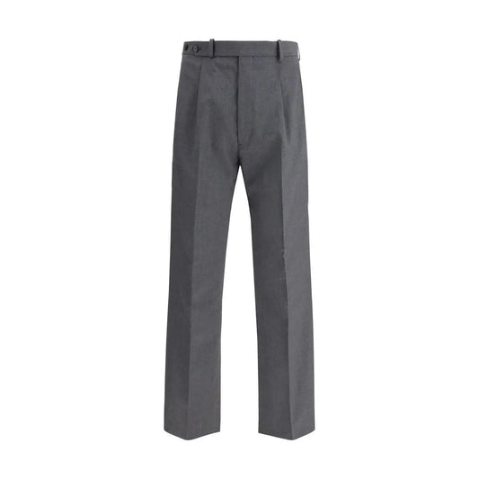 Prada Wool Trousers Modern Tailoring with Fleece Elegance