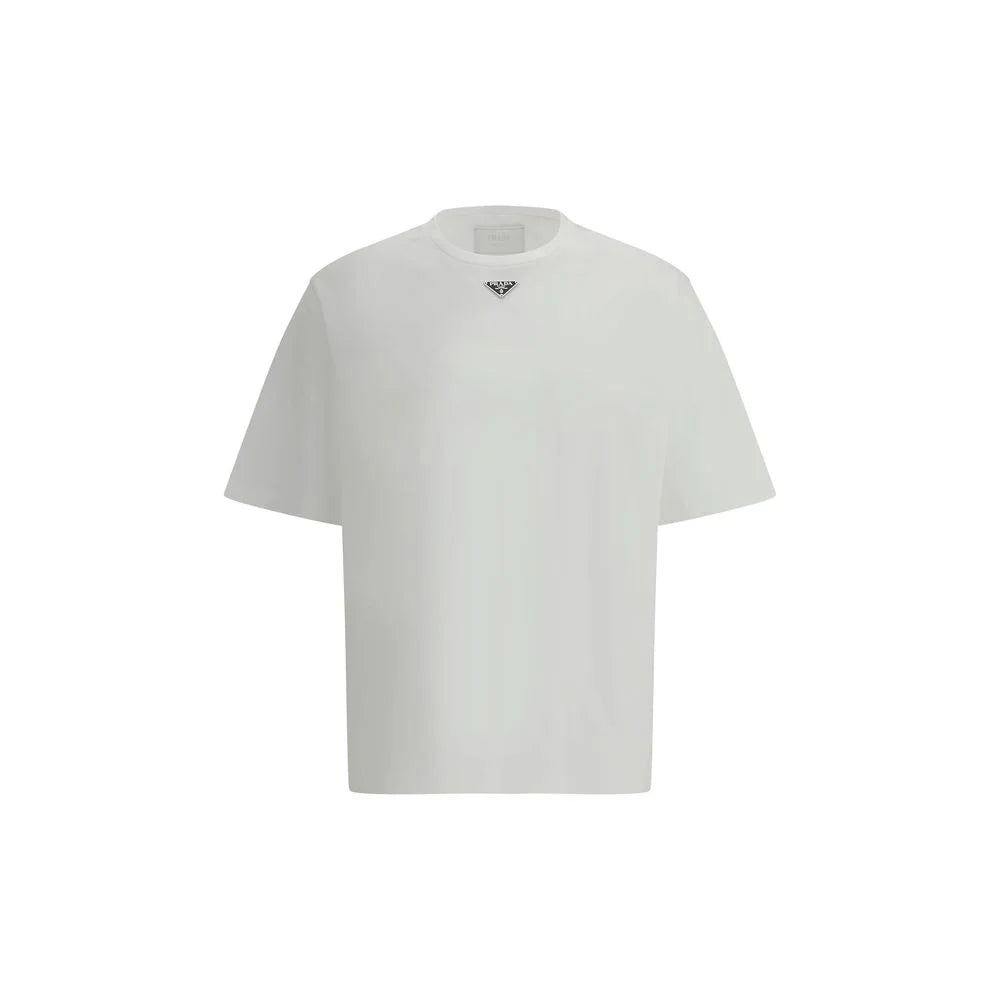 Prada’s Cotton T-Shirt Features Timeless Monochrome Sophistication Prada