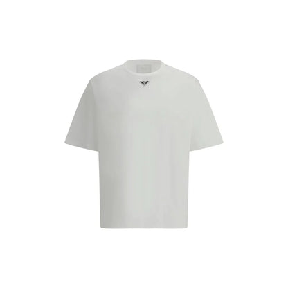Prada’s Cotton T-Shirt Features Timeless Monochrome Sophistication Prada