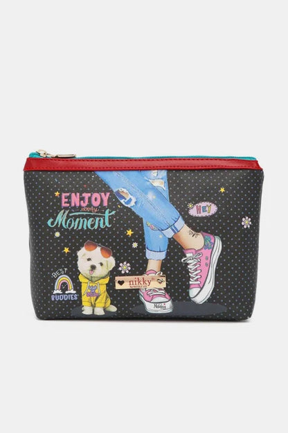 Printed Large Cosmetic Pouch for Travel and Daily Bags Shoulder Bag Design Trendsi