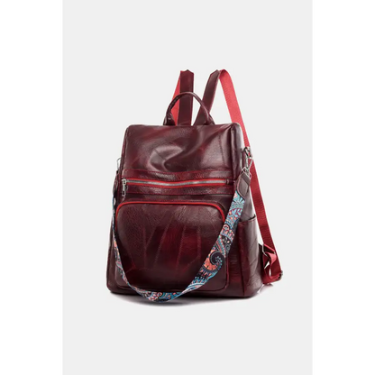 Stylish PU Leather Backpack for Dressy Looks and Everyday Functionality Bags Shopping bags Trendsi