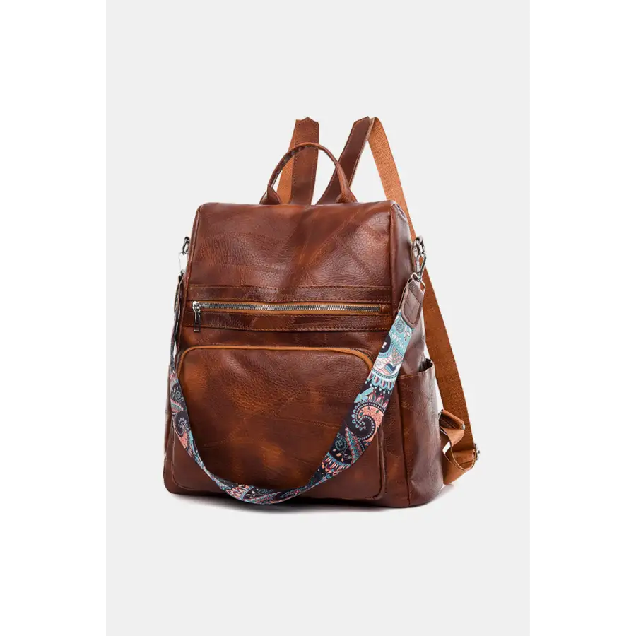 Stylish PU Leather Backpack for Dressy Looks and Everyday Functionality Bags Shopping bags Trendsi