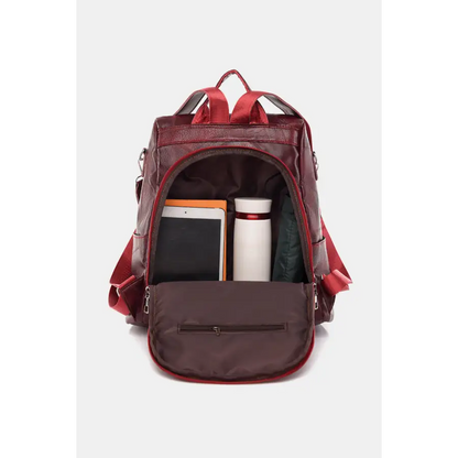 Stylish PU Leather Backpack for Dressy Looks and Everyday Functionality Bags Shopping bags Trendsi