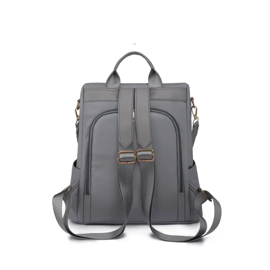 Trendsi Bags Shopping bags - Pum-Pum Zipper Backpack Elegant Everyday Style