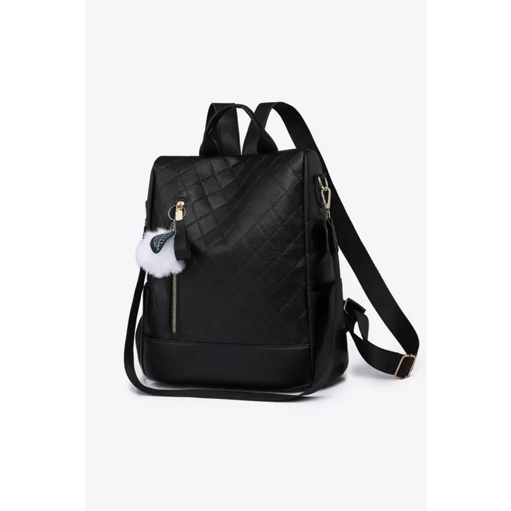 Enchanting Pum-Pum Zipper Backpack Elegant Everyday Style Bags Shopping bags Trendsi